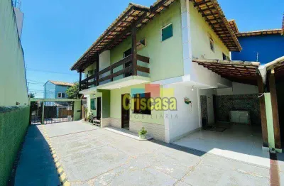 Casa com 2 dormitórios à venda, 126 m² por r$ 350.000,00 - novo horizonte - macaé/rj