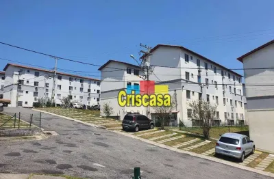 Apartamento com 2 dormitórios à venda, 48 m² por r$ 130.000,00 - virgem santa - macaé/rj