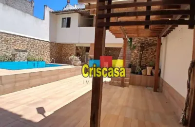 Casa com 5 dormitórios à venda, 249 m² por r$ 550.000,00 - barra - macaé/rj