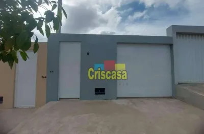 Casa com 2 dormitórios à venda, 64 m² por r$ 270.000,00 - atlântico norte - macaé/rj