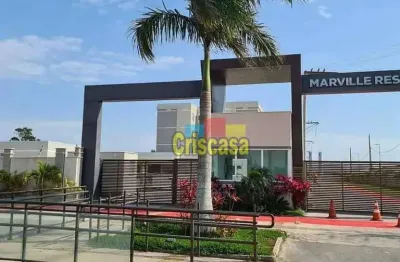 Apartamento com 2 dormitórios à venda, 46 m² por r$ 180.000,00 - parque atlântico - macaé/rj