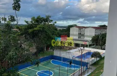 Apartamento com 2 dormitórios à venda, 50 m² por r$ 120.000,00 - virgem santa - macaé/rj