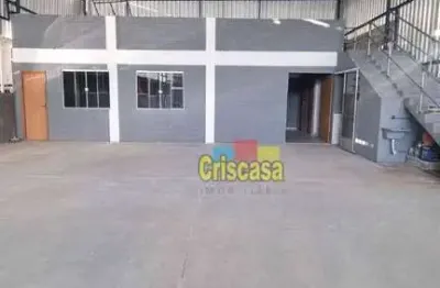 Galpão para alugar, 500 m² - riviera fluminense - macaé/rj