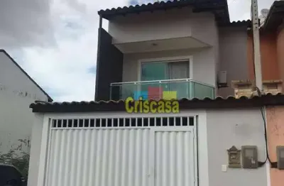 Casa com 3 dormitórios à venda, 120 m² por r$ 510.000,00 - vale das palmeiras - macaé/rj