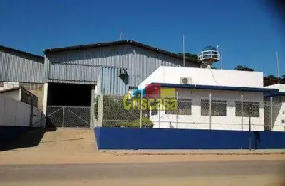 Galpão, 882 m² - venda por r$ 3.000.000,00 ou aluguel por r$ 20.000,00/mês - granja dos cavaleiros - macaé/rj