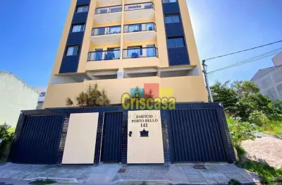 Apartamento com 2 dormitórios para alugar, 80 m² - novo horizonte - macaé/rj