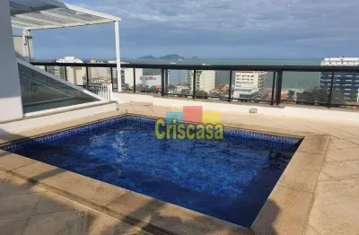 Cobertura com 4 dormitórios à venda, 360 m² por r$ 2.300.000,00 - riviera fluminense - macaé/rj