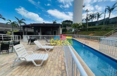 Apartamento com 2 dormitórios à venda, 52 m² por r$ 290.000 - granja dos cavaleiros - macaé/rj