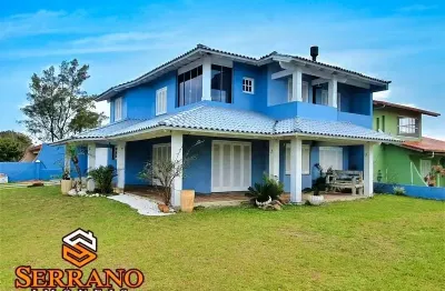 Casa a venda com 4 dormitórios e lareira  no balneário presidente - imbé/rs