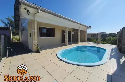 Casa em alvenaria com piscina. praia de imbé - rs. balneário nordeste!
