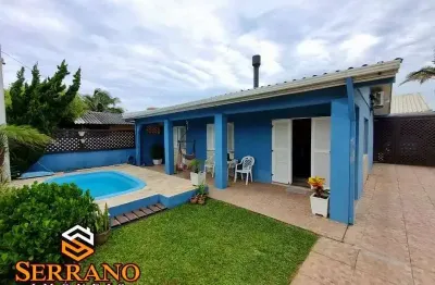 Residencia próxima da beira mar com piscina e anexo. santa terezinha -  imbé - rs.