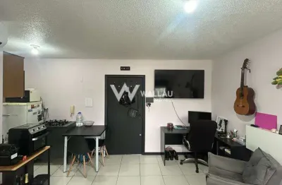 Apartamento com 1 quarto à venda na rua primeiro de março, --, centro, são leopoldo por r$ 133.000