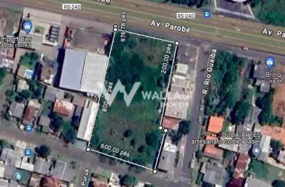 Terreno à venda na avenida parobé, --, arroio da manteiga, são leopoldo por r$ 2.550.000