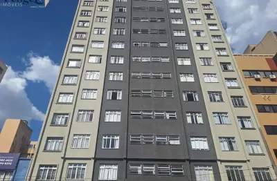 Apartamento à venda no Centro de Curitiba-PR: 1 quarto, 1 sala, 1 banheiro, 36,50m² de área. Venha conferir!
