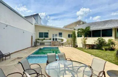 Casa com 5 dormitórios, 350 m² - venda por r$ 3.500.000,00 ou aluguel por r$ 16.204,00/mês - itaipu - niterói/rj