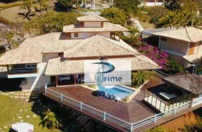 Casa com 5 dormitórios à venda, 350 m² por r$ 6.500.000,00 - ferradurinha - armação dos búzios/rj