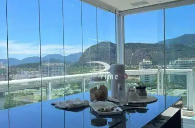 Cobertura com 3 dormitórios à venda, 190 m² por r$ 2.750.000,00 - barra da tijuca - rio de janeiro/rj
