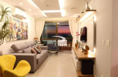 Apartamento com 3 dormitórios à venda, 125 m² por r$ 1.790.000,00 - charitas - niterói/rj