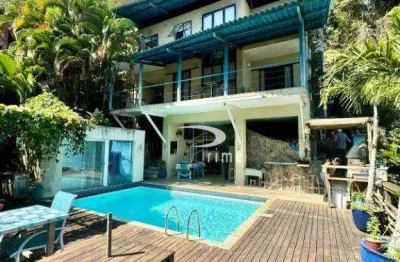 Casa com 4 dormitórios, 520 m² - venda por r$ 1.700.000,00 ou aluguel por r$ 9.900,00/mês - itacoatiara - niterói/rj