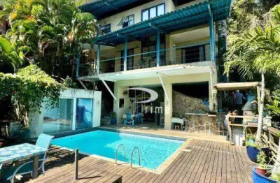 Casa com 4 dormitórios, 520 m² - venda por r$ 1.700.000,00 ou aluguel por r$ 9.900,00/mês - itacoatiara - niterói/rj