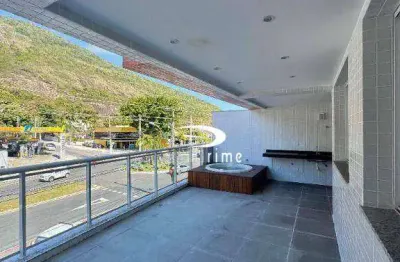 Apartamento com 2 dormitórios para alugar, 100 m² por r$ 5.140,00/mês - itaipu - niterói/rj