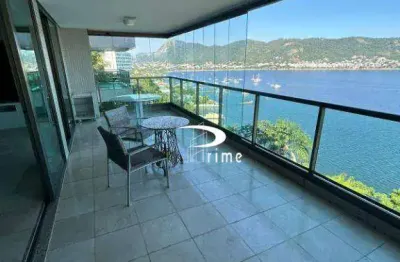 Apartamento com 4 dormitórios à venda, 280 m² por r$ 4.500.000 - são francisco - niterói/rj