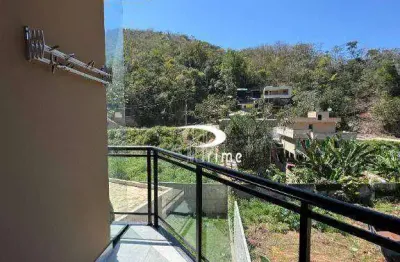 Apartamento mobiliado com 1 dormitório para alugar, 32 m² por r$ 2.550/mês - cafubá - niterói/rj