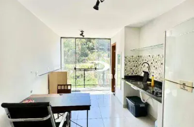 Loft mobiliado para alugar, 25 m² por r$ 2.050/mês - cafubá- niterói/rj