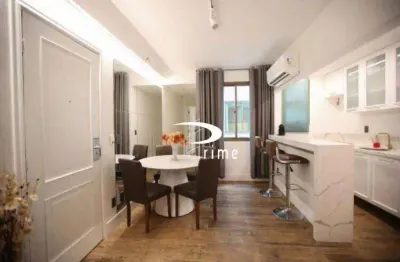 Flat com 1 dormitório à venda, 44 m² por r$ 1.570.000 - ipanema - rio de janeiro/rj