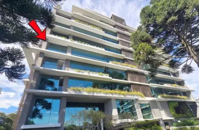Apartamento com 4 quartos à venda na rua professor pedro viriato parigot de souza, 122, campina do siqueira, curitiba por r$ 4.500.000