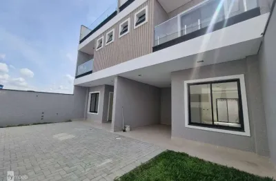 Casa em condomínio fechado com 3 quartos à venda na rua tereza magrin buso, 56, sítio cercado, curitiba por r$ 650.000