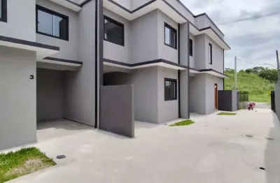 Casa em condomínio fechado com 2 quartos à venda na rua professora ivette rocha krüger, 1085, cidade industrial, curitiba por r$ 340.000