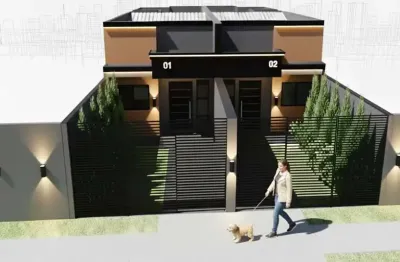 Casa com 2 quartos à venda na Rua José Bassa, 353, Sítio Cercado, Curitiba por R$ 385.000