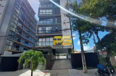 Flat com 1 dormitório à venda, 35 m² por r$ 400.000 - manaíra - joão pessoa/pb