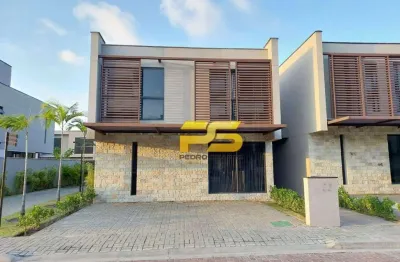 Casa com 4 dormitórios para alugar, 205 m² por r$ 15.000/mês - amazônia park - cabedelo/pb