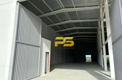 Galpão para alugar, 1200 m² por r$ 26.000/mês - cidade balneária novo mundo i - conde/pb