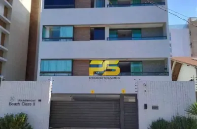 Apartamento com 1 dormitório para alugar, 50 m² por r$ 2.450/mês - intermares - joão pessoa/pb