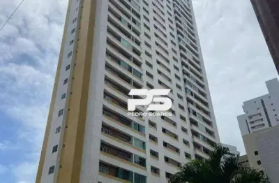 Apartamento com 3 dormitórios à venda, 90 m² por r$ 720.000 - brisamar - joão pessoa/pb