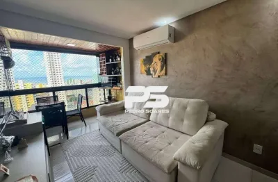 Apartamento com 3 dormitórios à venda, 102 m² por r$ 800.000,00 - manaíra - joão pessoa/pb