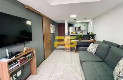 Apartamento com 2 dormitórios à venda, 51 m² por r$ 600.000 - cabo branco - joão pessoa/pb