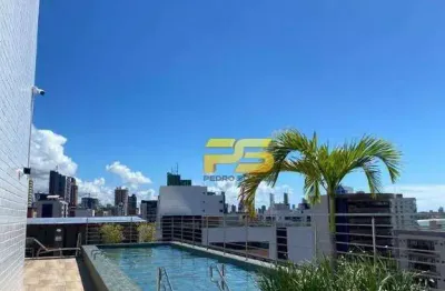 Apartamento com 2 dormitórios para alugar, 65 m² por r$ 4.500/mês - manaíra - joão pessoa/pb