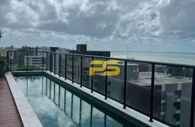 Flat com 1 dormitório à venda, 21 m² por r$ 280.000 - intermares - cabedelo/pb