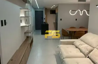 Apartamento com 3 dormitórios para alugar, 83 m² por r$ 5.000/mês - portal do poço - cabedelo/pb