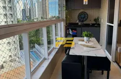 Apartamento com 4 dormitórios à venda, 131 m² por r$ 1.400.000,00 - miramar - joão pessoa/pb