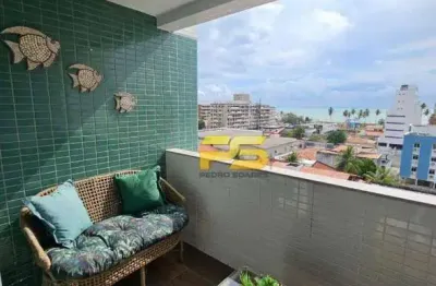 Apartamento com 3 dormitórios à venda, 107 m² por r$ 890.000 - jardim oceania - joão pessoa/pb