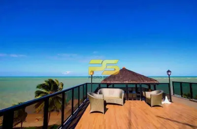 Cobertura pé na areia para venda | alto padrão na praia do bessa