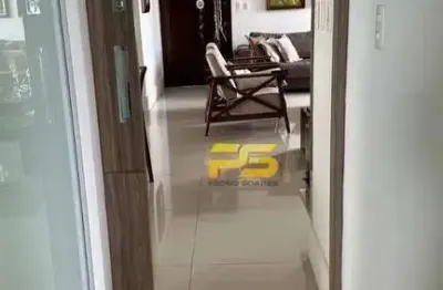 Apartamento com 3 dormitórios à venda, 180 m² por r$ 2.500.000,00 - cabo branco - joão pessoa/pb