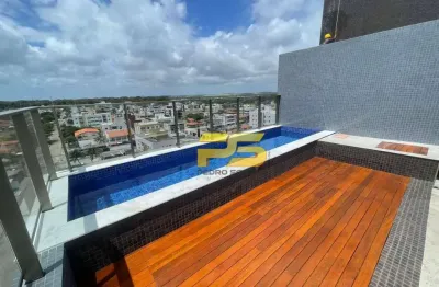 Apartamento com 4 dormitórios para alugar, 145 m² por r$ 8.000,00/mês - bessa - joão pessoa/pb