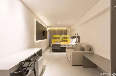 Flat com 1 dormitório à venda, 27 m² por r$ 720.000 - manaíra - joão pessoa/pb