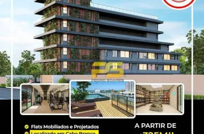 Lançamento Flats para venda  em Cabo Branco A partir de R$325 mil